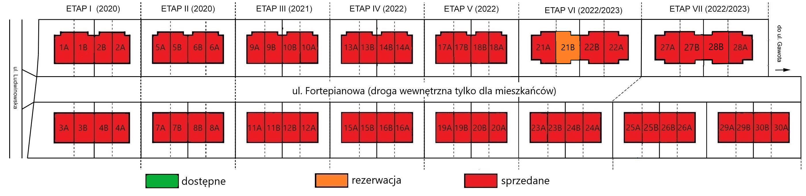 plan Osiedla Ludwinowska