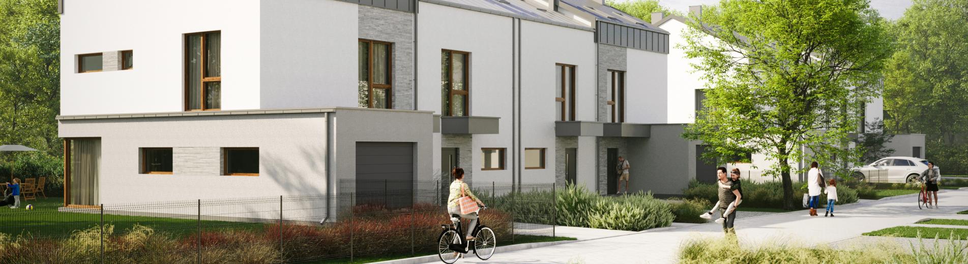 Domy w Baszkówce - front