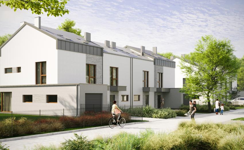 Domy w Baszkówce - front