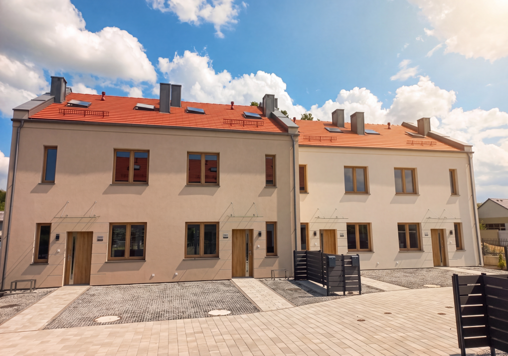 Domy w Biestrzykowie - widok gotowego osiedla 6