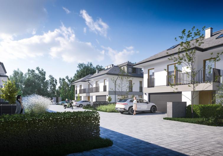 Osiedle Krasnowolska 2 - widok od frontu budynków nr 2