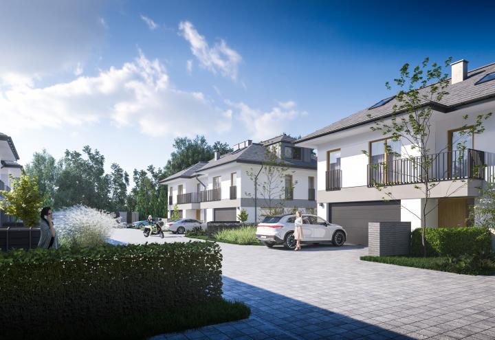 Widok Osiedla od Frontu Budynków