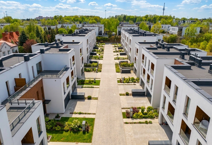 Rezydencje Ogrodowa - widok gotowego osiedla